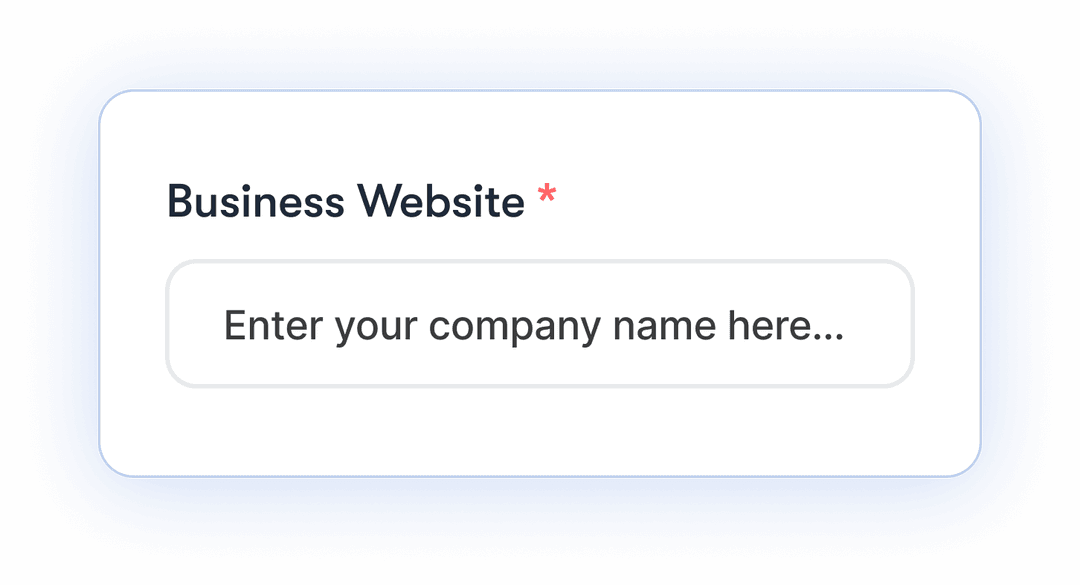 Enter your website